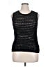 Halogen Black Sleeveless Top Size XL - photo 1