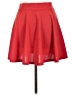 Unbranded Solid Red Casual Skirt Size L - photo 2