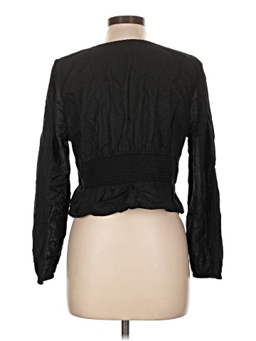 American Eagle Outfitters Long Sleeve Blouse (view 2)