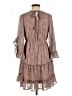 Assorted Brands 100% Polyester Paisley Brown Casual Dress Size M - photo 2