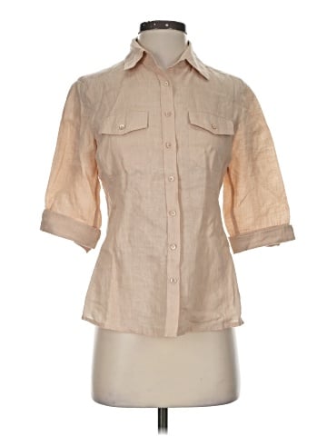 Weekend Max Mara 3/4 Sleeve Button-Down Shirt (view 1)