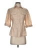 Weekend Max Mara Tan 3/4 Sleeve Button-Down Shirt Size S (estimated) - photo 1