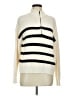 Sanctuary Stripes Ivory Pullover Sweater Size M - photo 1