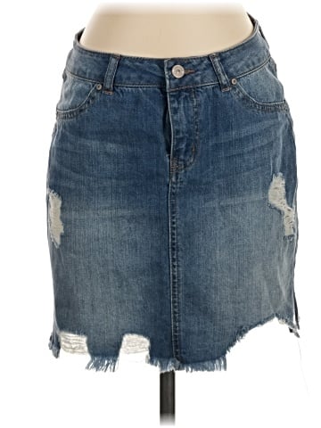 Rewash Denim Skirt (view 1)