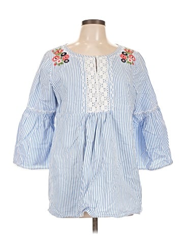 Crown & Ivy 3/4 Sleeve Blouse (view 1)