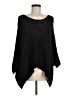 Helmut Solid Black Poncho Size M - photo 1