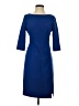 L.K. Bennett Solid Blue Cocktail Dress Size 4 - photo 1
