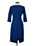 L.K. Bennett Solid Blue Cocktail Dress Size 4 - photo 2