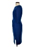 L.K. Bennett Solid Blue Cocktail Dress Size 4 - photo 5