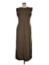 Grecerelle Solid Brown Casual Dress Size M - photo 1