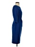 L.K. Bennett Solid Blue Cocktail Dress Size 4 - photo 4