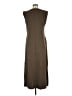 Grecerelle Solid Brown Casual Dress Size M - photo 2