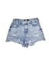 Rewash 100% Cotton Blue Denim Shorts Size 7 - photo 1