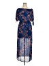 City Studio 100% Polyester Floral Blue Casual Dress Size XL - photo 1