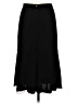 Lida Baday Solid Black Formal Skirt Size S - photo 2