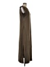 Grecerelle Solid Brown Casual Dress Size M - photo 4