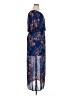 City Studio 100% Polyester Floral Blue Casual Dress Size XL - photo 4