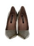 BCBGMAXAZRIA 100% Leather Green Heels Size 8 1/2 - photo 2