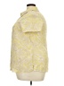 White Stag Paisley Yellow Short Sleeve Blouse Size 2X - photo 5