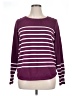 Liz Claiborne Stripes Purple Pullover Sweater Size XL - photo 1