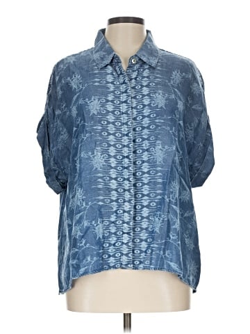 Liverpool Los Angeles Short Sleeve Blouse (view 1)