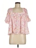 Blu Pepper Pink Short Sleeve Blouse Size M - photo 1