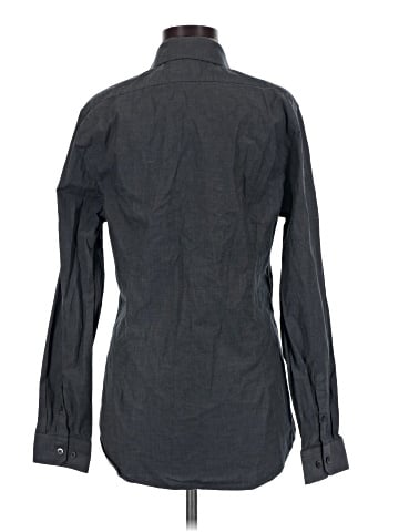 Express Outlet Long Sleeve Button-Down Shirt (view 2)