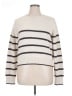 Gap 100% Cotton Stripes Ivory Turtleneck Sweater Size XL (tall) - photo 1
