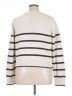 Gap 100% Cotton Stripes Ivory Turtleneck Sweater Size XL (tall) - photo 2