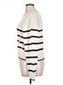 Gap 100% Cotton Stripes Ivory Turtleneck Sweater Size XL (tall) - photo 5