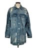 Caution to the Wind Blue Denim Jacket Size S - photo 1