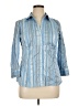 Apt. 9 Stripes Blue 3/4 Sleeve Blouse Size XL - photo 1