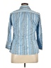 Apt. 9 Stripes Blue 3/4 Sleeve Blouse Size XL - photo 2