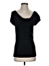 Three Dots Black Short Sleeve Top Size S - photo 1