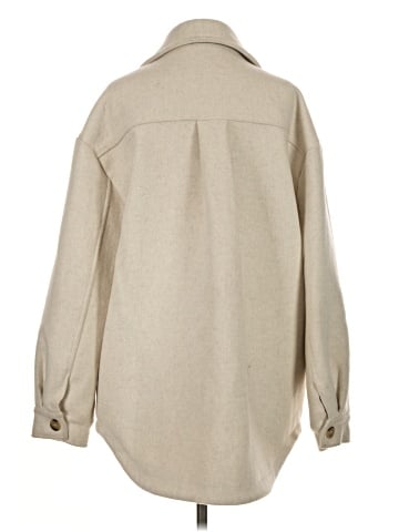 Line & Dot Wool Coat (view 2)