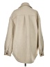 Line & Dot Tan Wool Coat Size M - photo 2