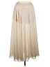 Every 100% Polyester Solid Ivory Formal Skirt Size M - photo 1