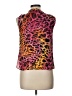 Etcetera 100% Silk Orange Sleeveless Silk Top Size 8 - photo 2