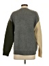 Line & Dot Color Block Gray Pullover Sweater Size XS - photo 2