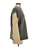 Line & Dot Color Block Gray Pullover Sweater Size XS - photo 4
