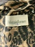 Maggie Barnes Animal Print Brown Long Sleeve Button-Down Shirt Size L - photo 7