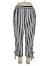 August Silk 100% Polyester Stripes White Casual Pants Size XL - photo 1