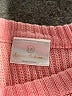 Hanna Andersson 100% Cotton Pink Pullover Sweater Size 6 - 7 - photo 3