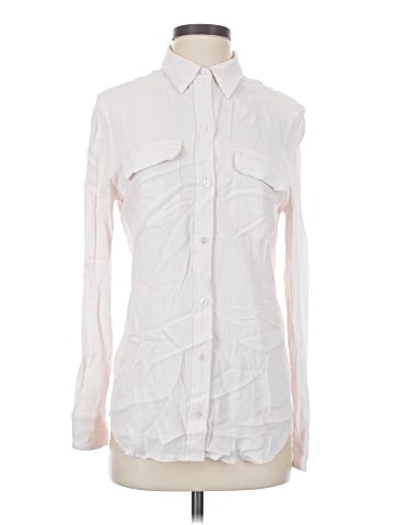 Equipment Long Sleeve Blouse (view 1)