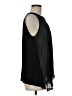 Worthington 100% Polyester Black Sleeveless Blouse Size M - photo 4
