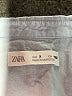 Zara Blue Short Sleeve Button-Down Shirt Size 7 - photo 3