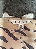 CAbi Animal Print Ivory Short Sleeve Blouse Size M - photo 7