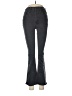 Madewell Chevron-herringbone Black Kick Out Crop Jeans Size 28 waist - photo 1