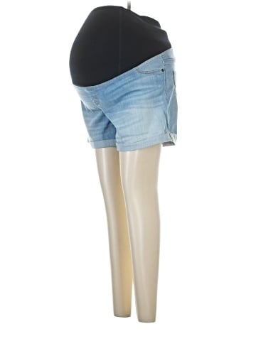 Isabel Maternity Denim Shorts (view 1)