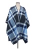 Woolrich 100% Polyester Blue Poncho One size - photo 1